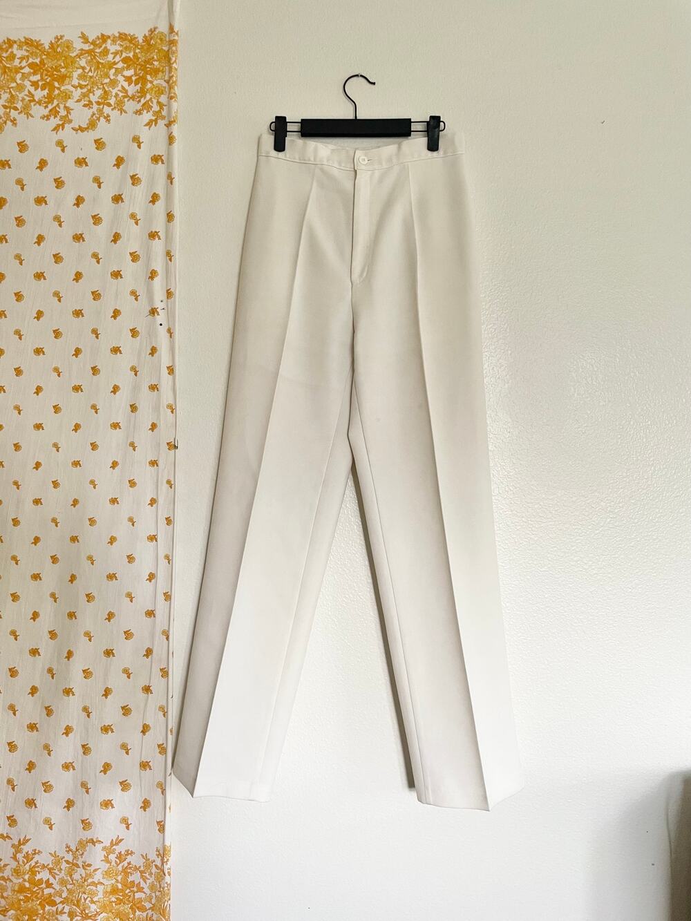 Vintage Levi’s Bend Over Ivory High Waist Pants Made in USA